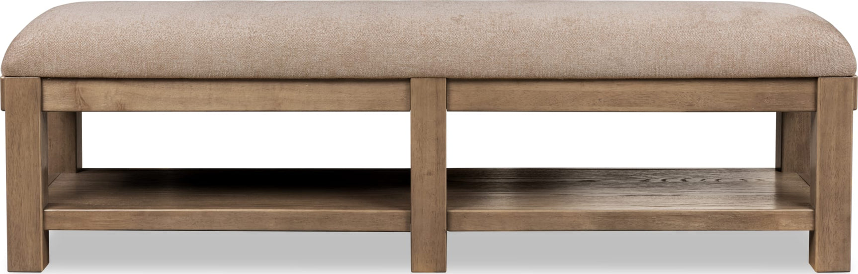 Roycroft Butternut/Harvest Wood Wood/Upholstered Bench - Ornate Home