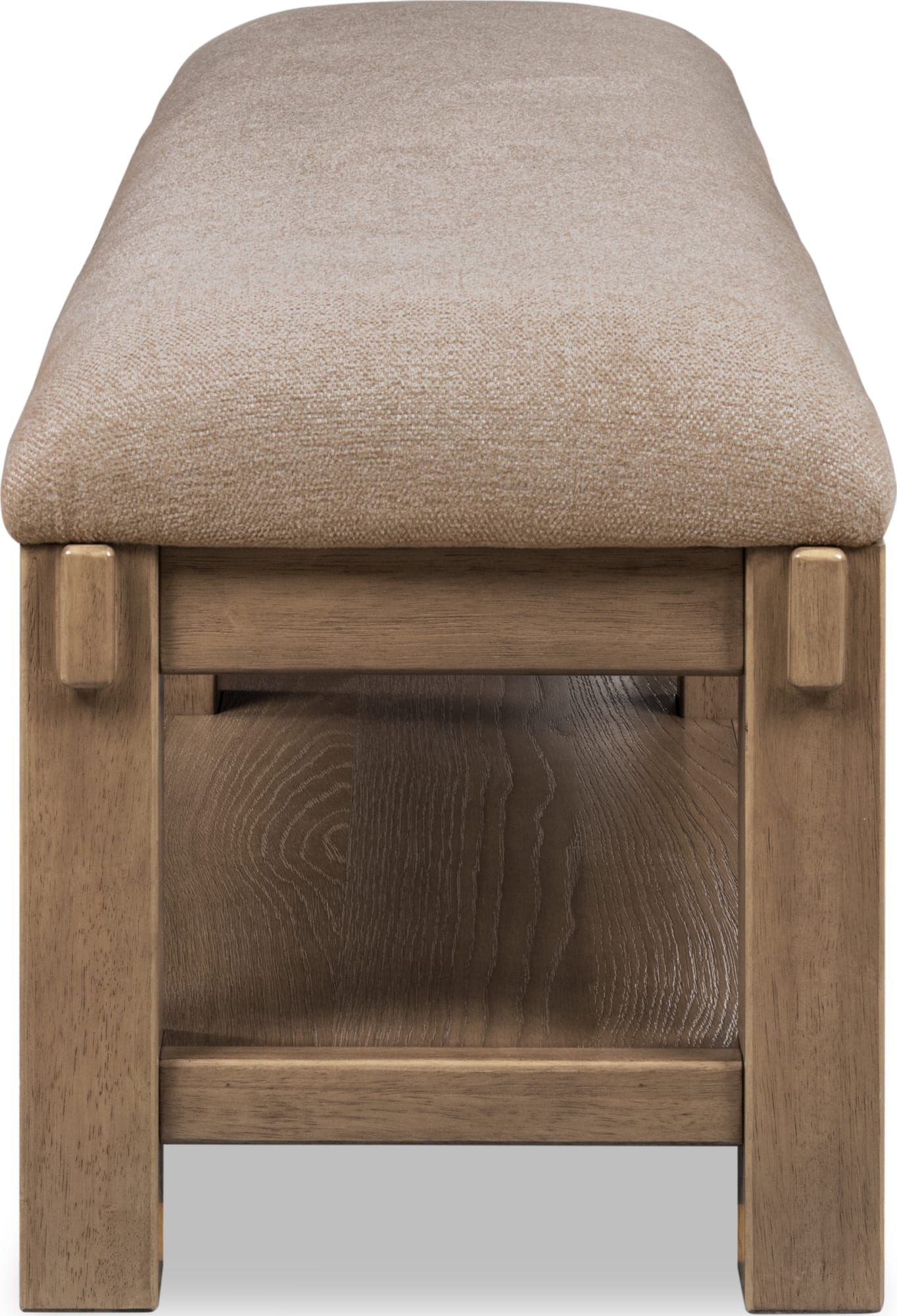 Roycroft Butternut/Harvest Wood Wood/Upholstered Bench - Ornate Home