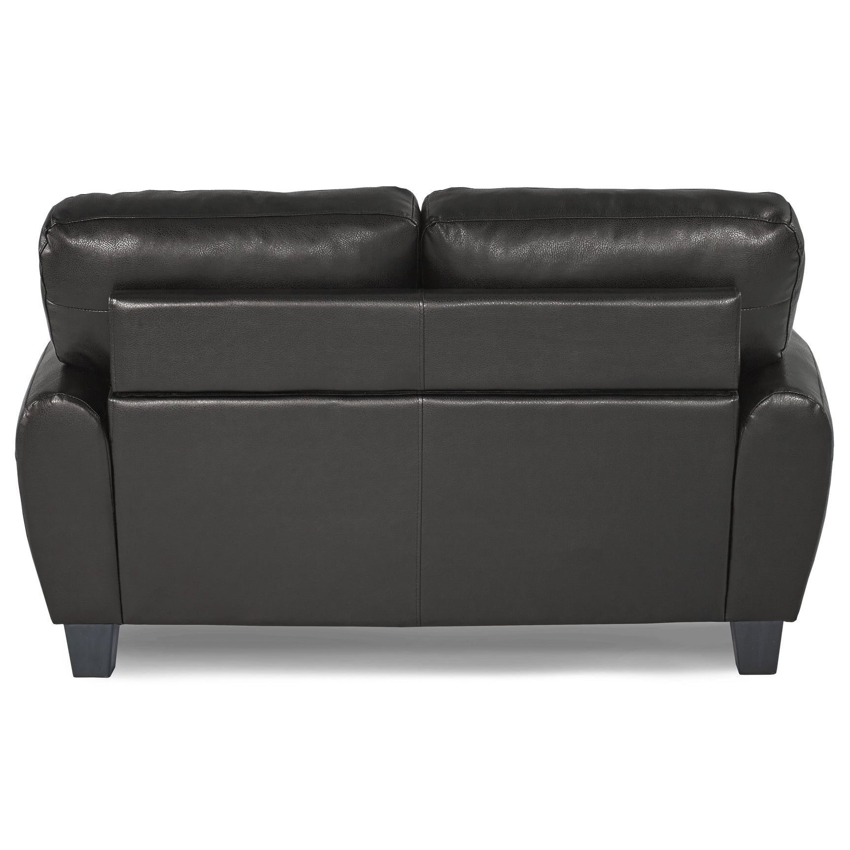 Rubin Black Loveseat - Ornate Home