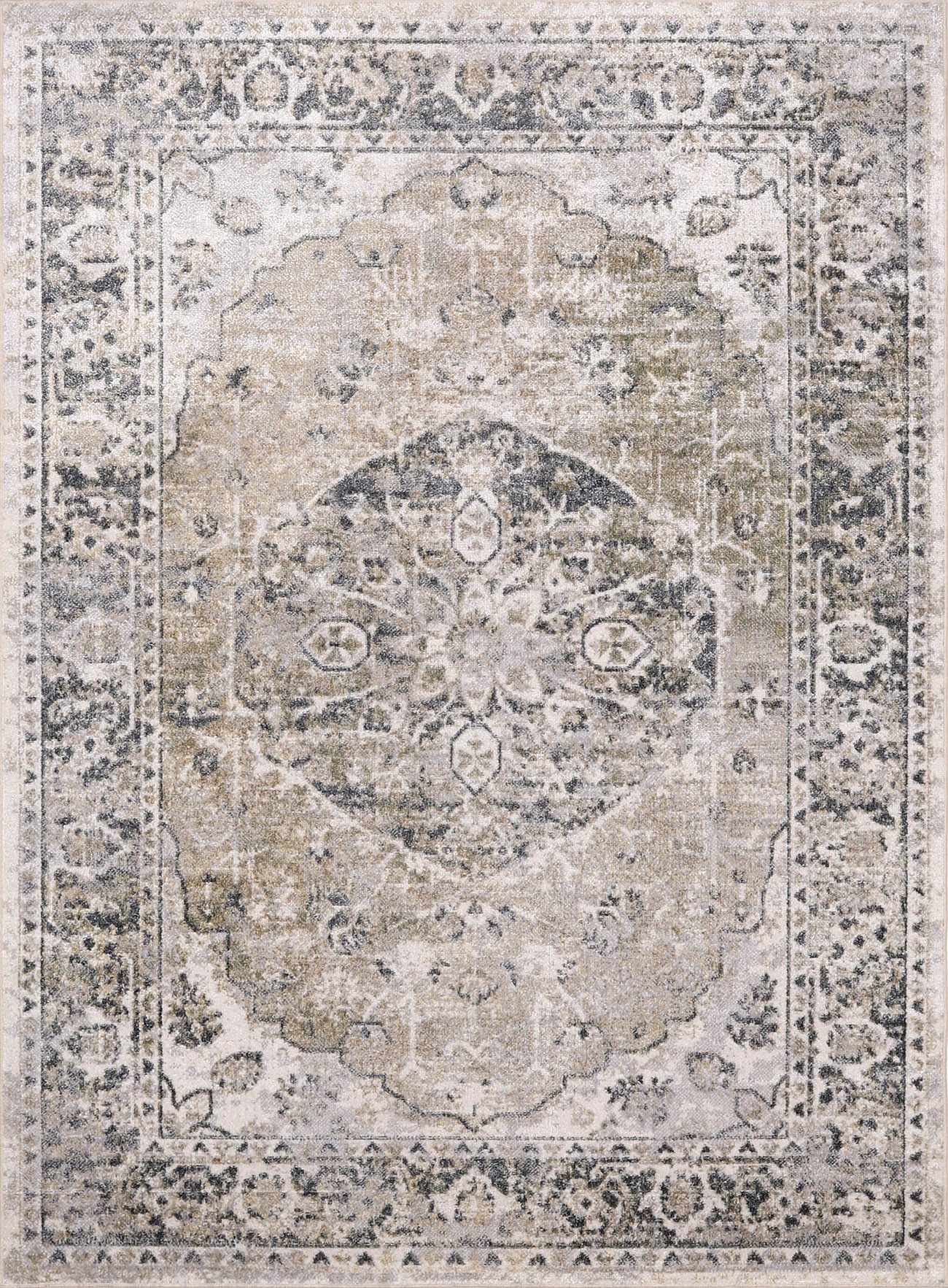 Rudo Beige Flat Pile Washable Rug - Ornate Home