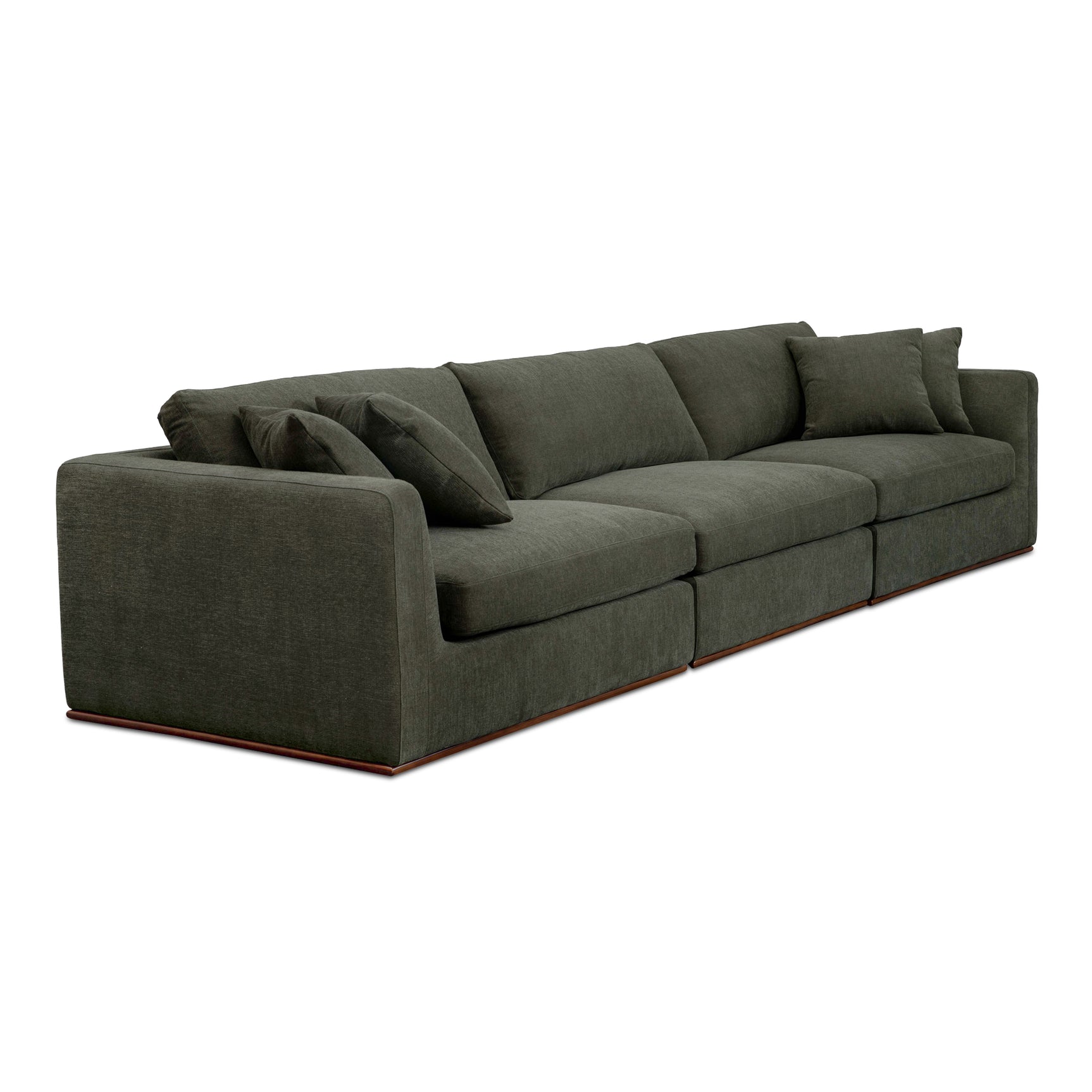 Rue Dark Green Modular Sofa - Ornate Home