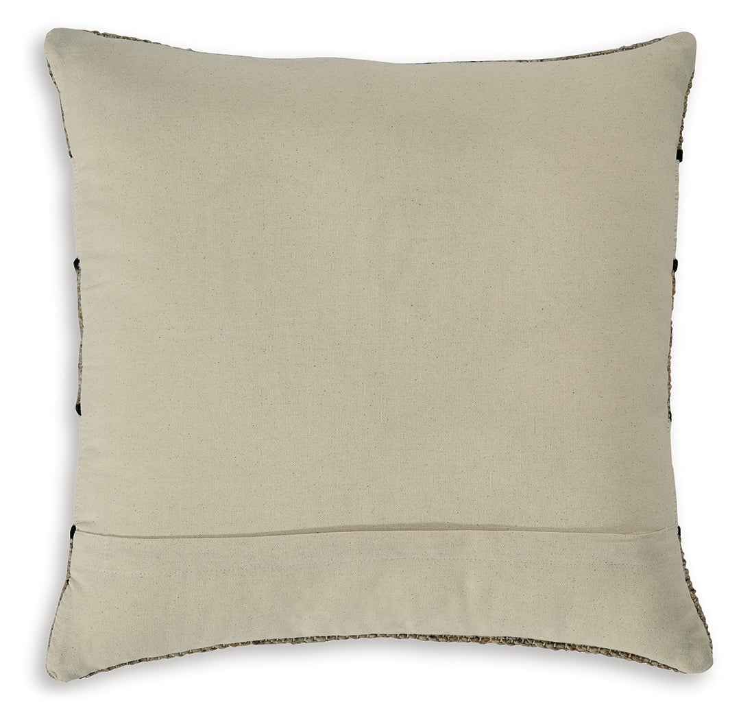 Rueford Brown/Black/Natural Pillow (Set of 4) - Ornate Home