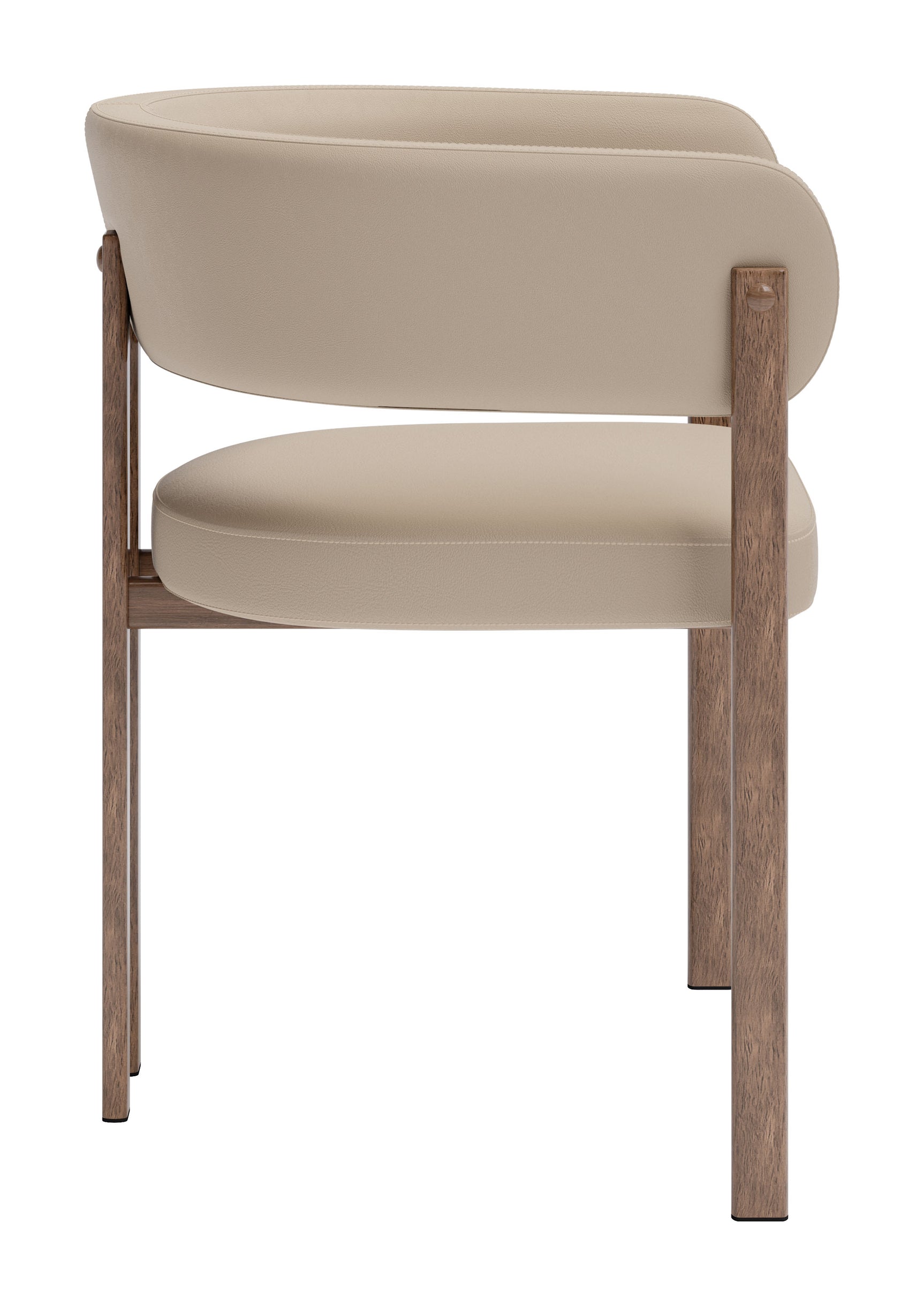 Ruge Beige Dining Chair (Set of 2)