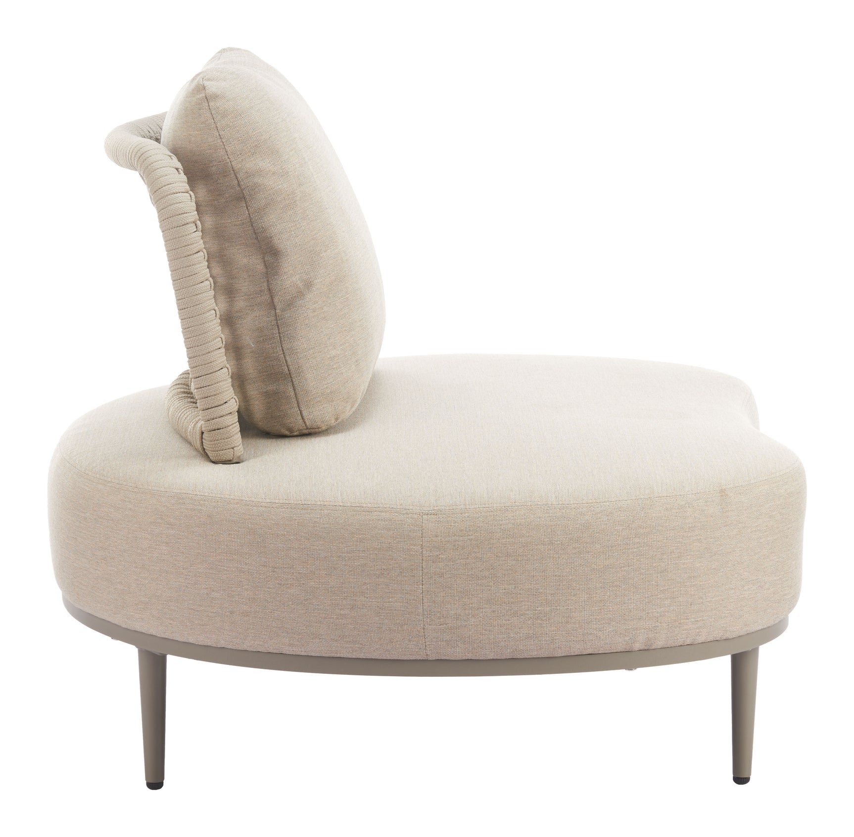 Ruhe Beige Accent Chair - Ornate Home