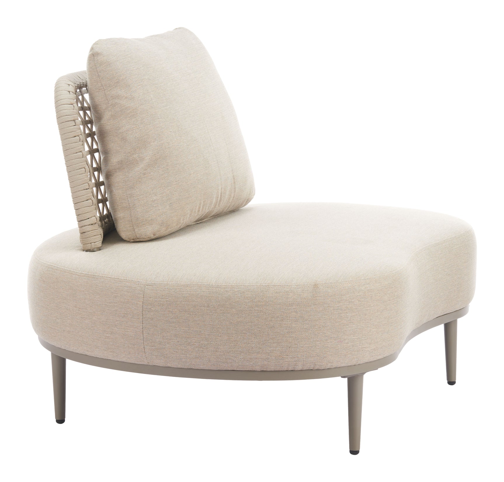 Ruhe Beige Accent Chair - Ornate Home