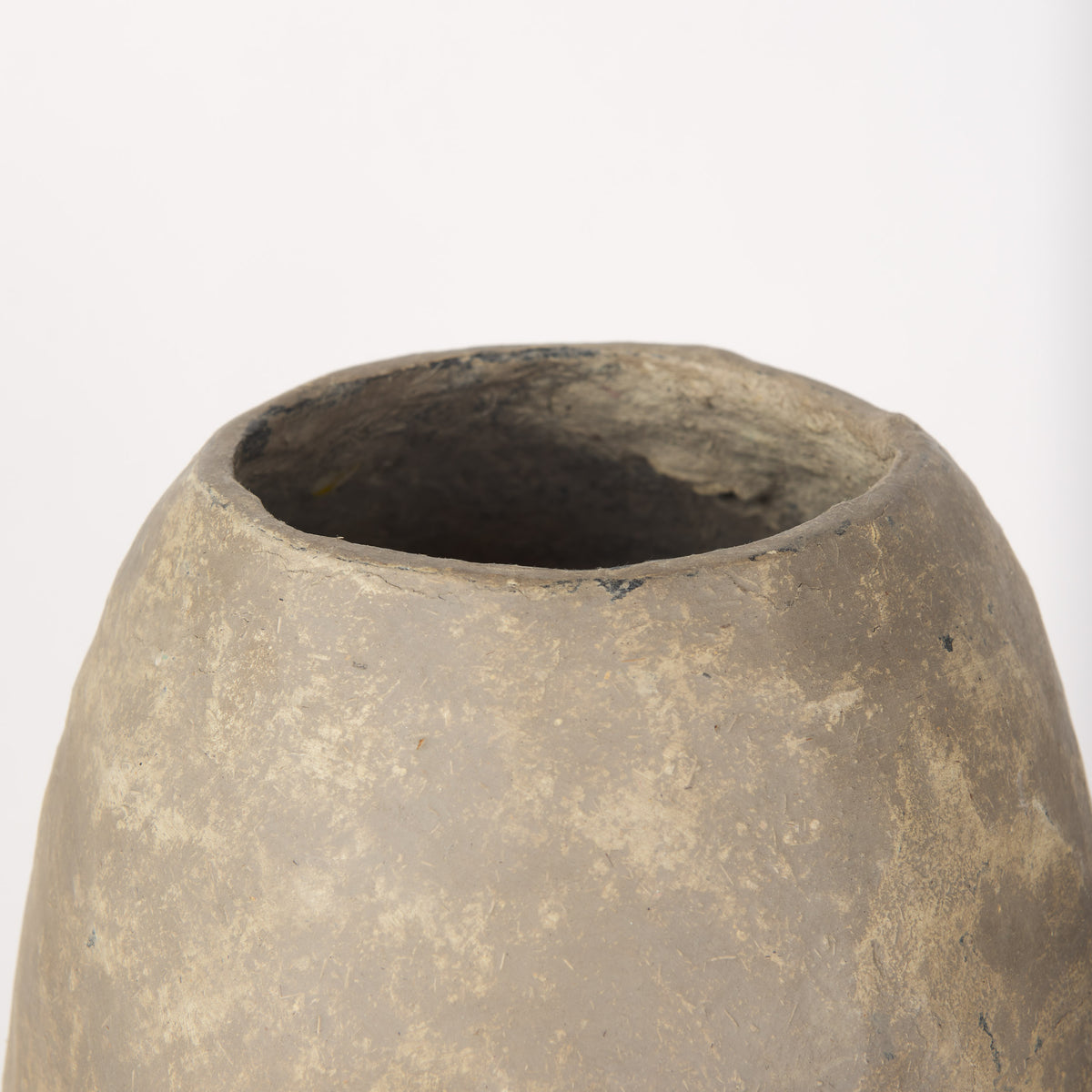 Rundal Gray Large Paper Mache Vase