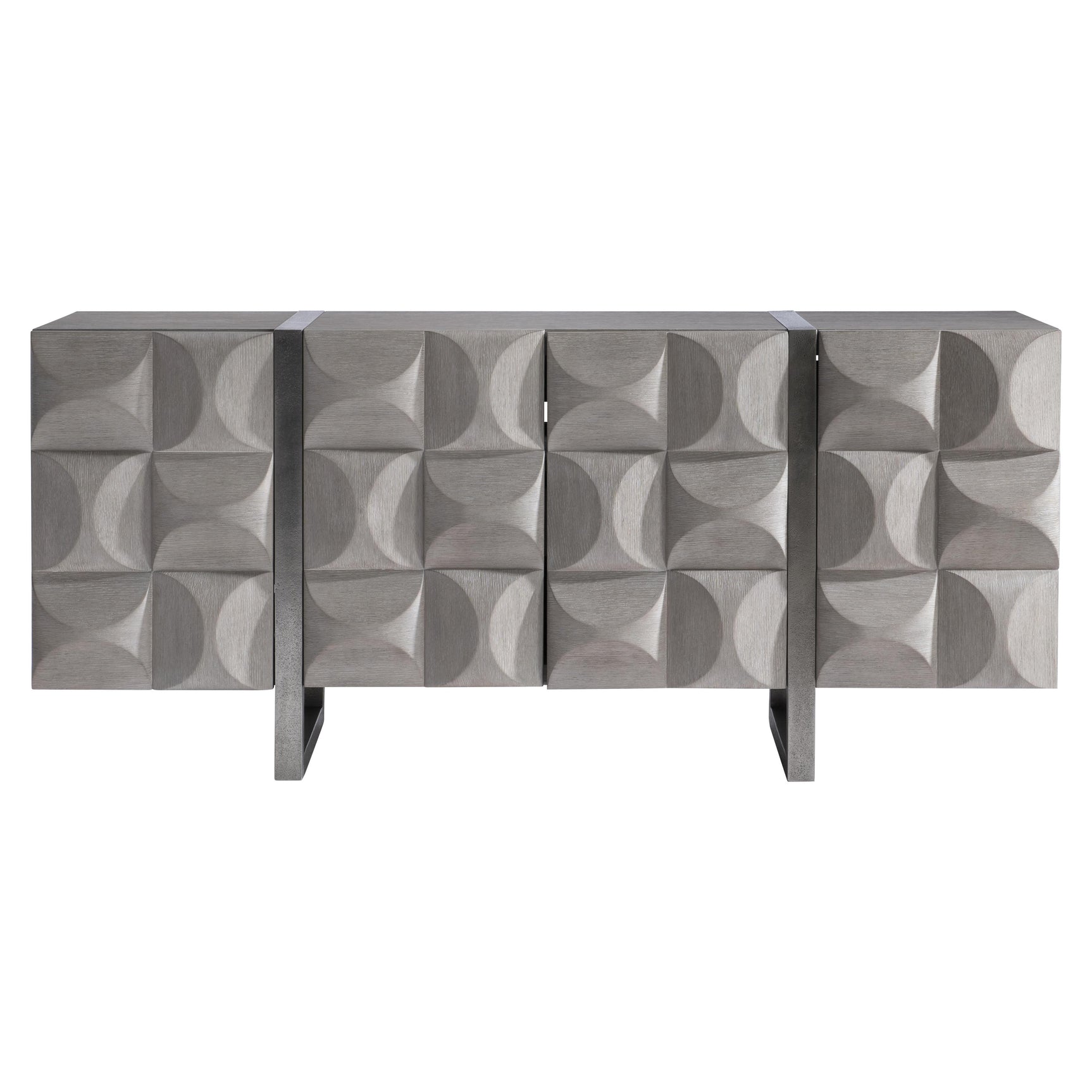 Rune Graphite/Bluff Entertainment Credenza - Ornate Home