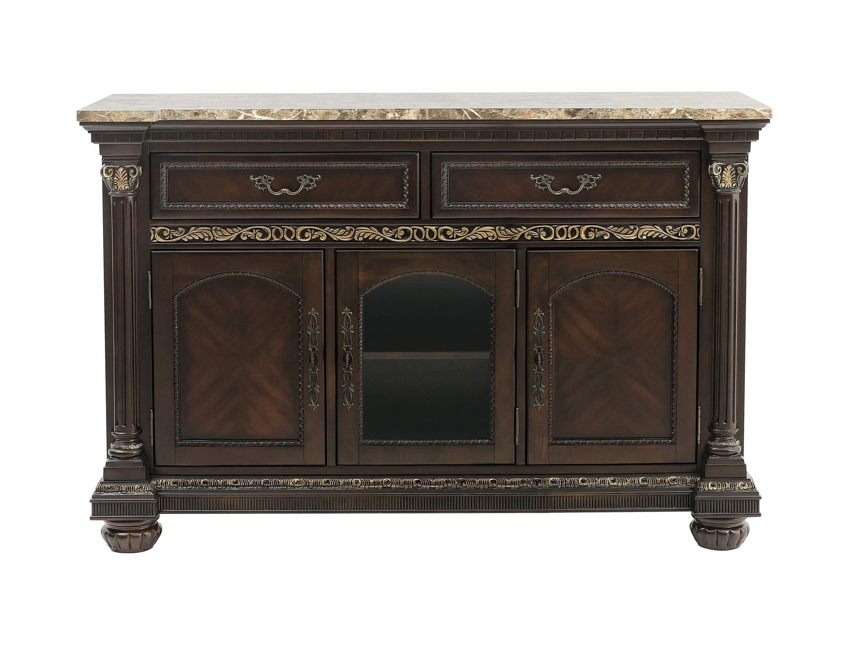 Russian Hill Warm Cherry Server - Ornate Home