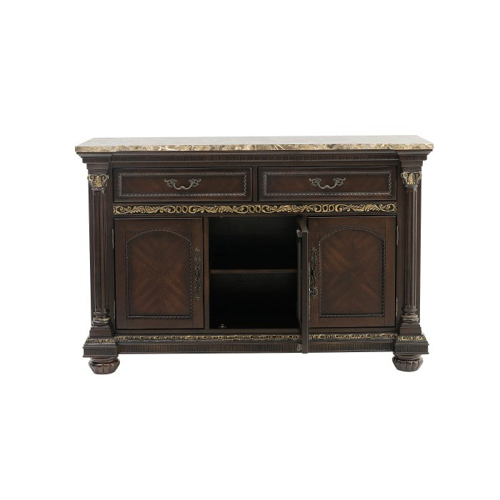 Russian Hill Warm Cherry Server - Ornate Home