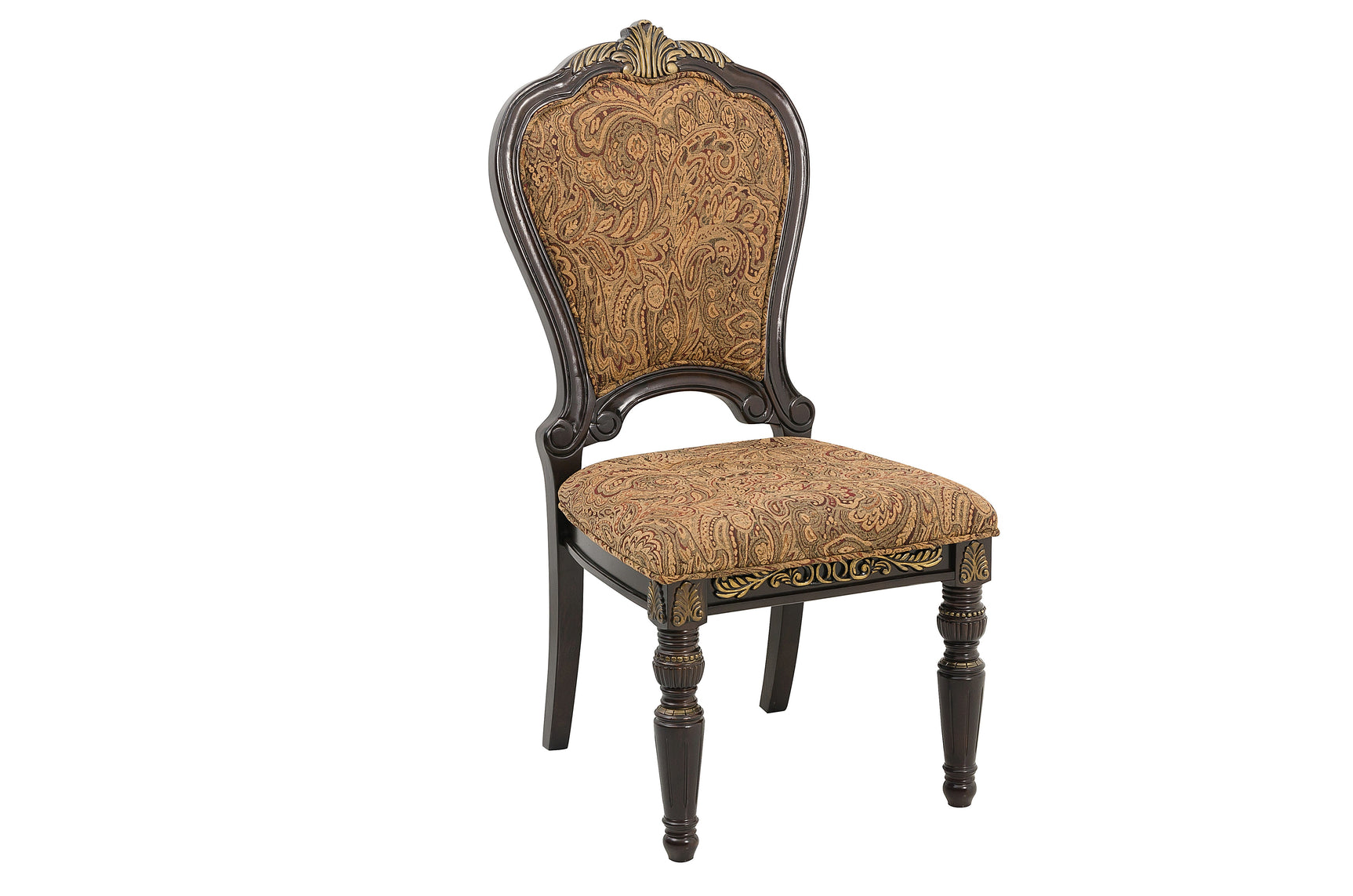 Russian Hill Warm Cherry Side Chair (Set of 2) - Ornate Home