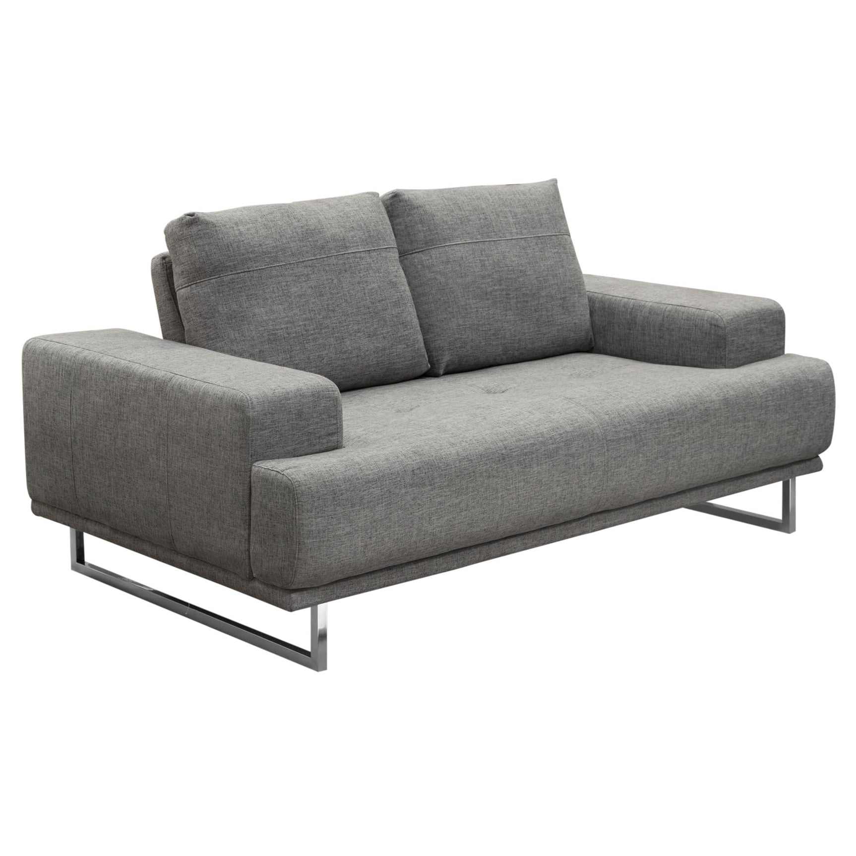 Russo Grey Loveseat - Ornate Home