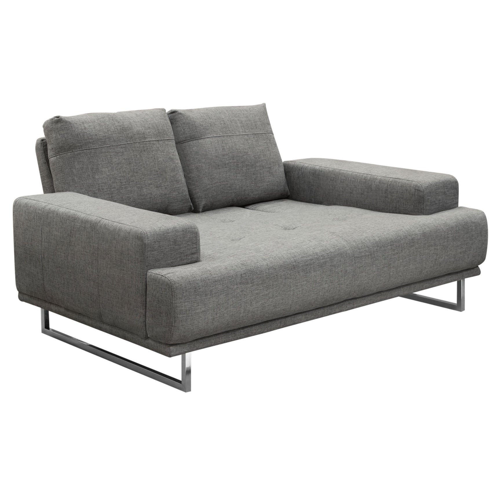 Russo Grey Loveseat - Ornate Home