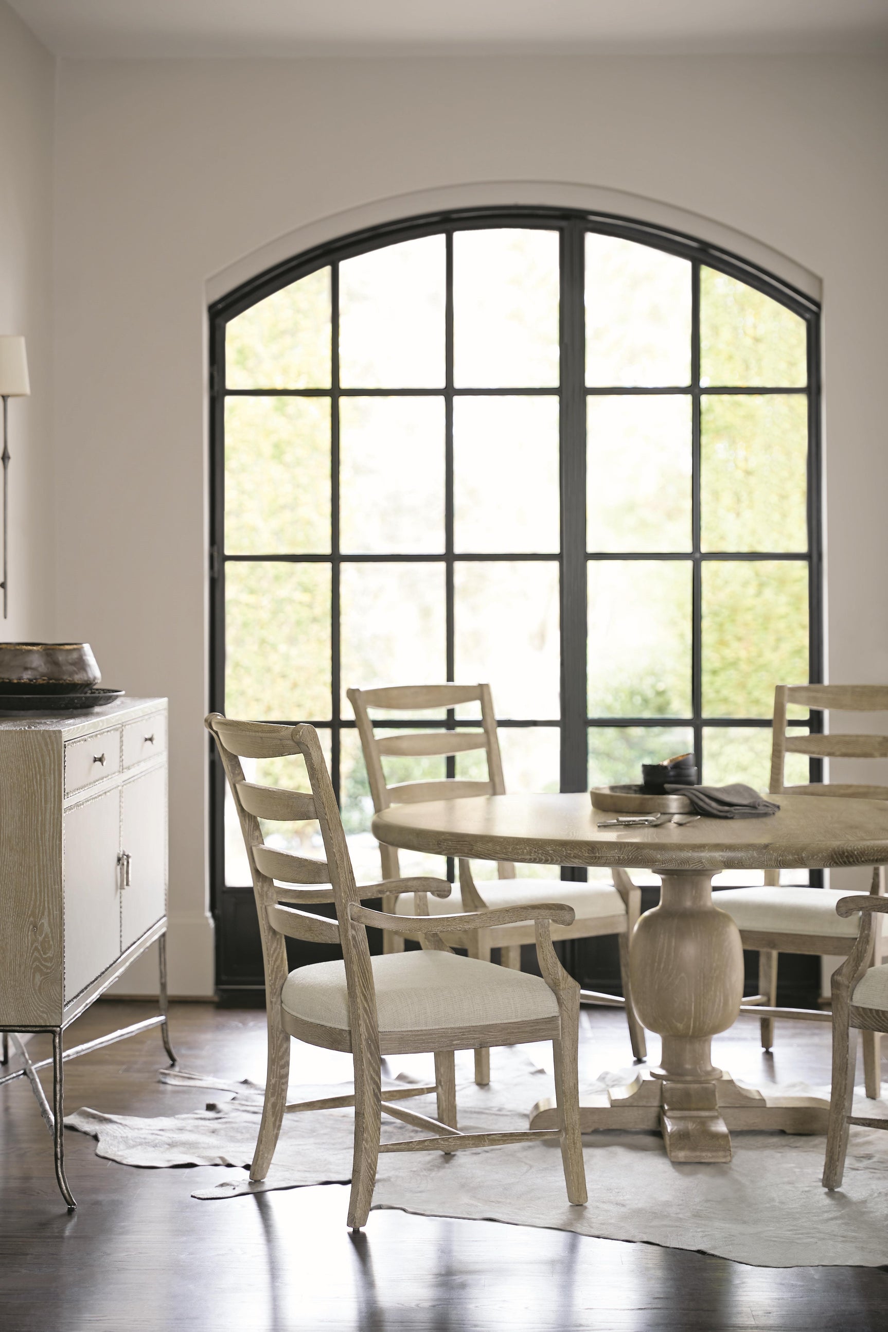 Rustic Patina Warm Sand Side Chair - Ornate Home