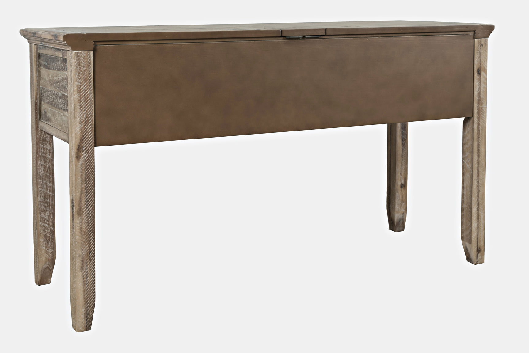 Rustic Shores Grey Wash Power Desk - Ornate Home