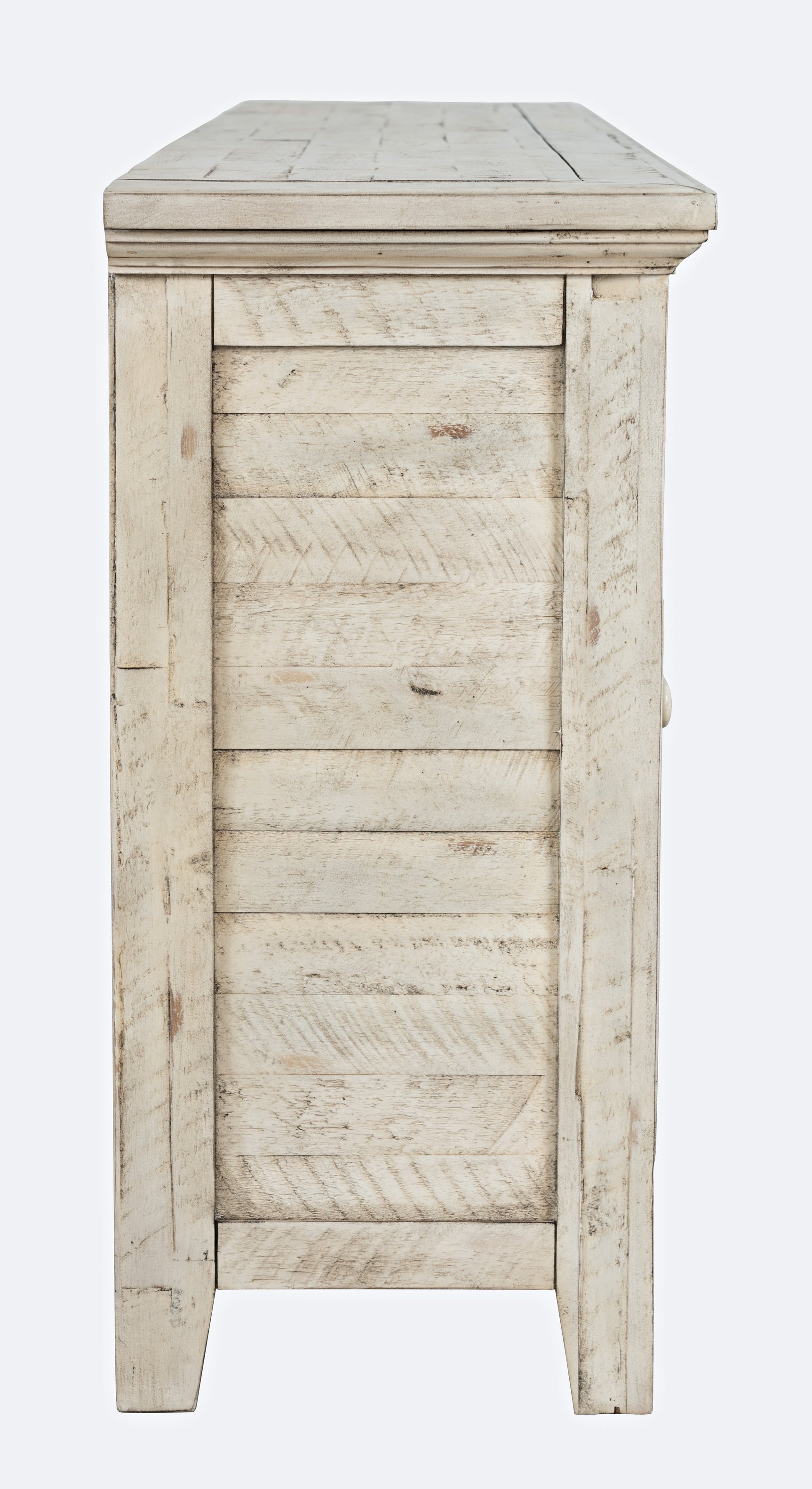 Rustic Shores Scrimshaw 6 Door Low Cabinet - Ornate Home
