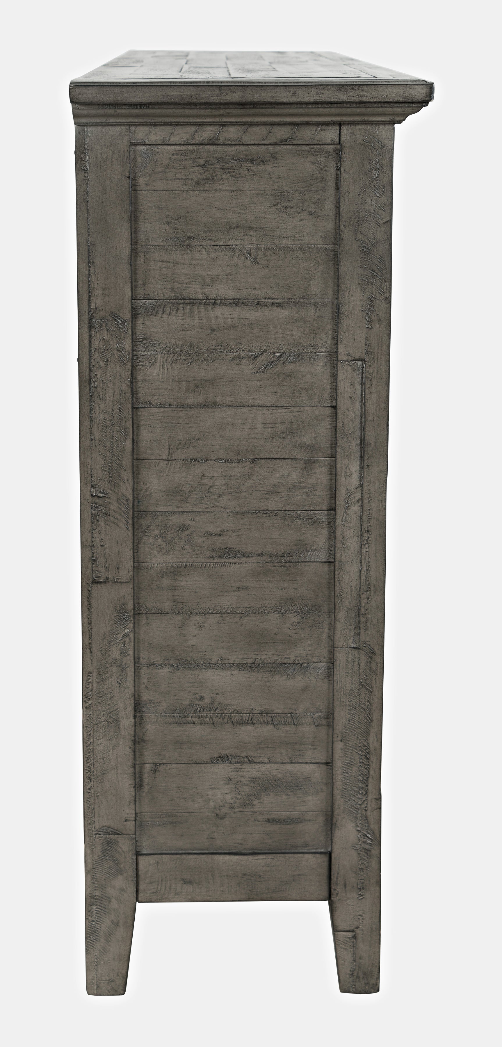 Rustic Shores Stone 4 Door Accent Cabinet - Ornate Home