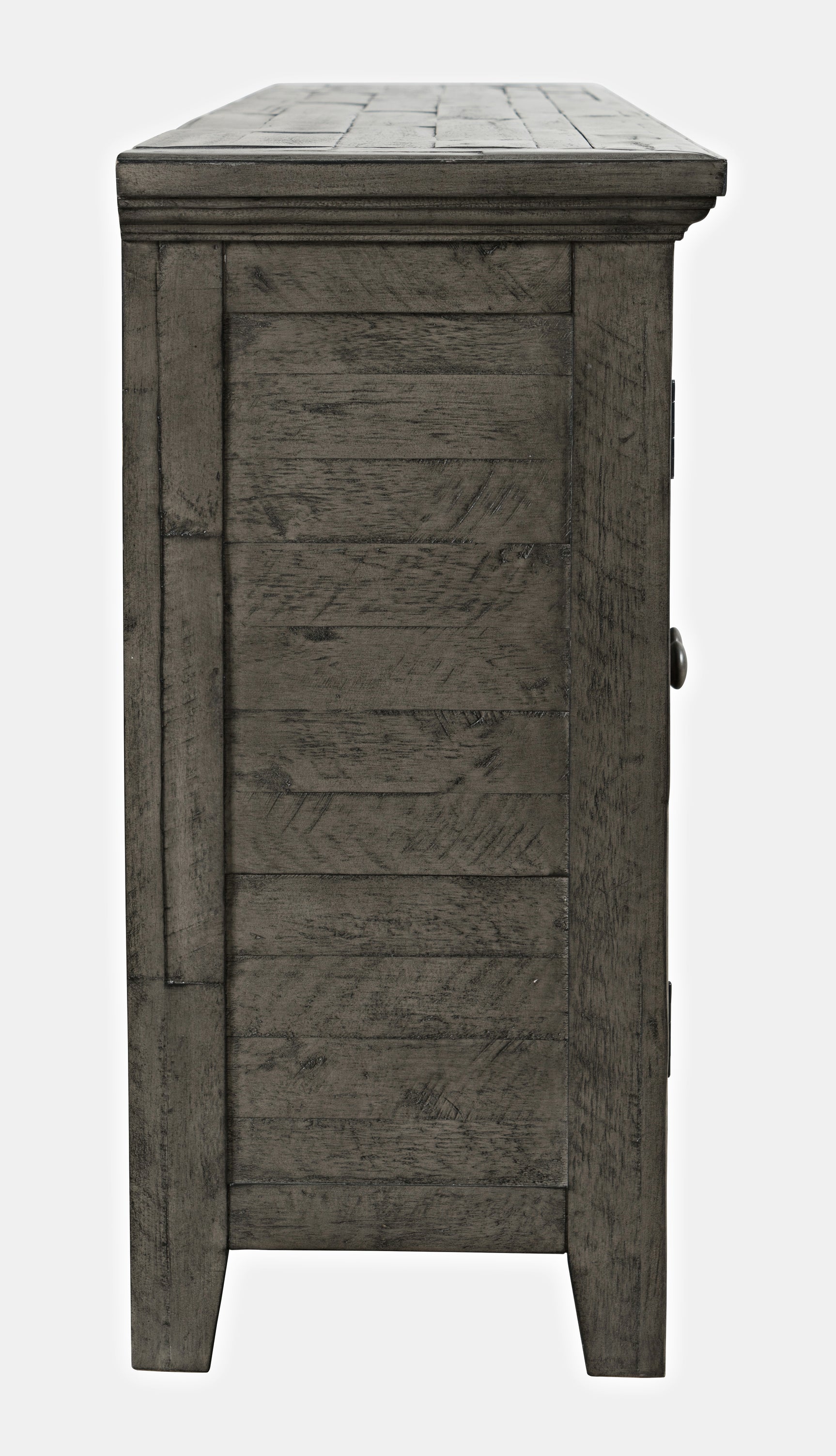 Rustic Shores Stone 6 Door Low Cabinet - Ornate Home