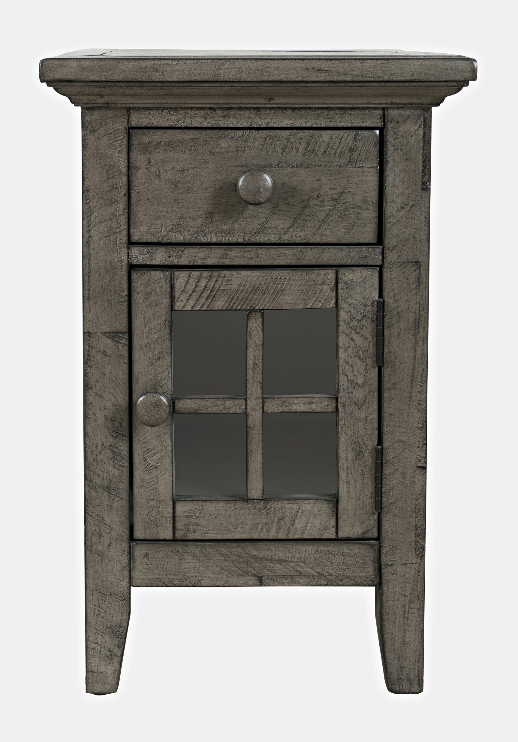 Rustic Shores Stone Power Chairside Table - Ornate Home