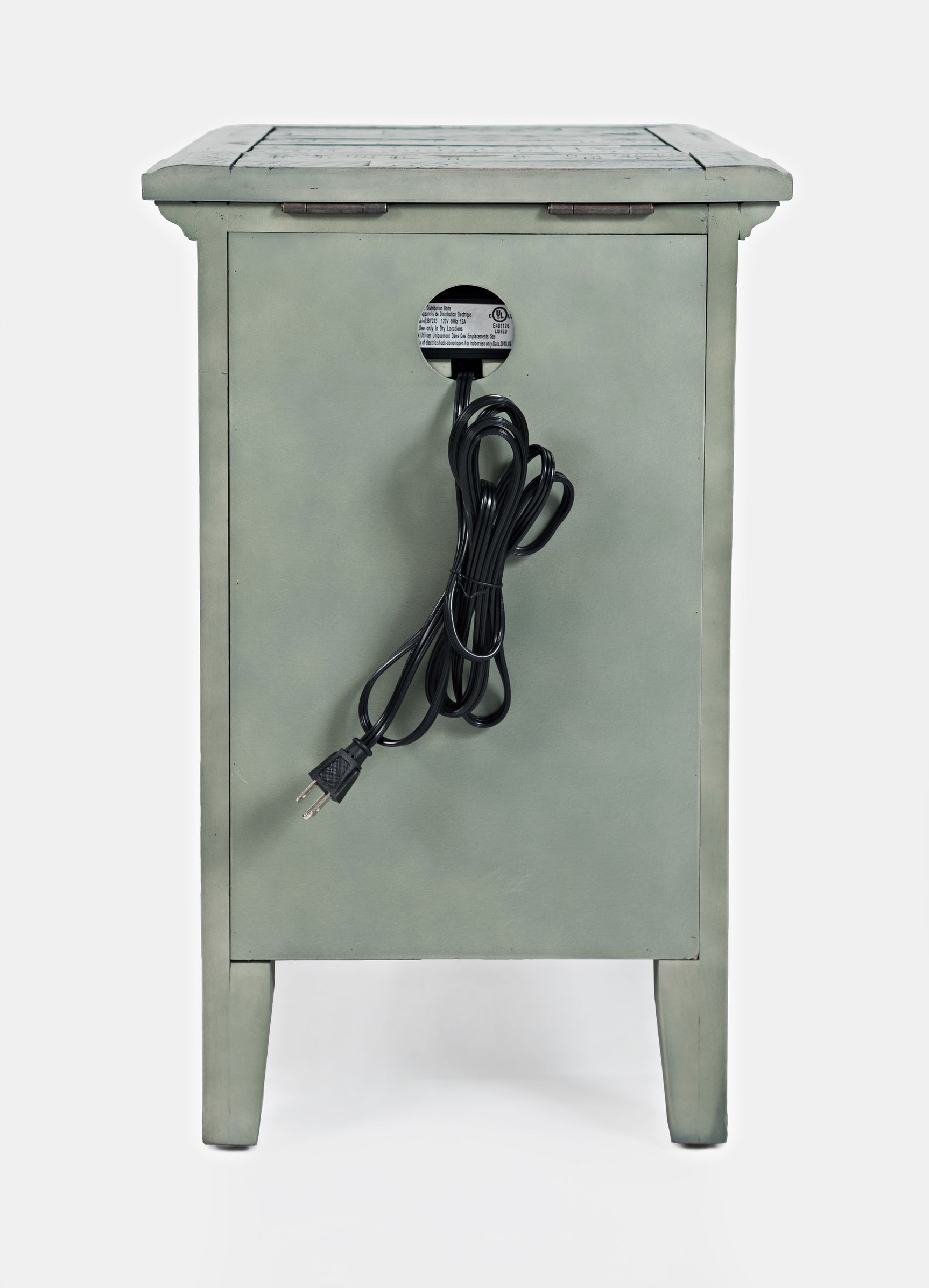 Rustic Shores Surfside Power Chairside Table - Ornate Home
