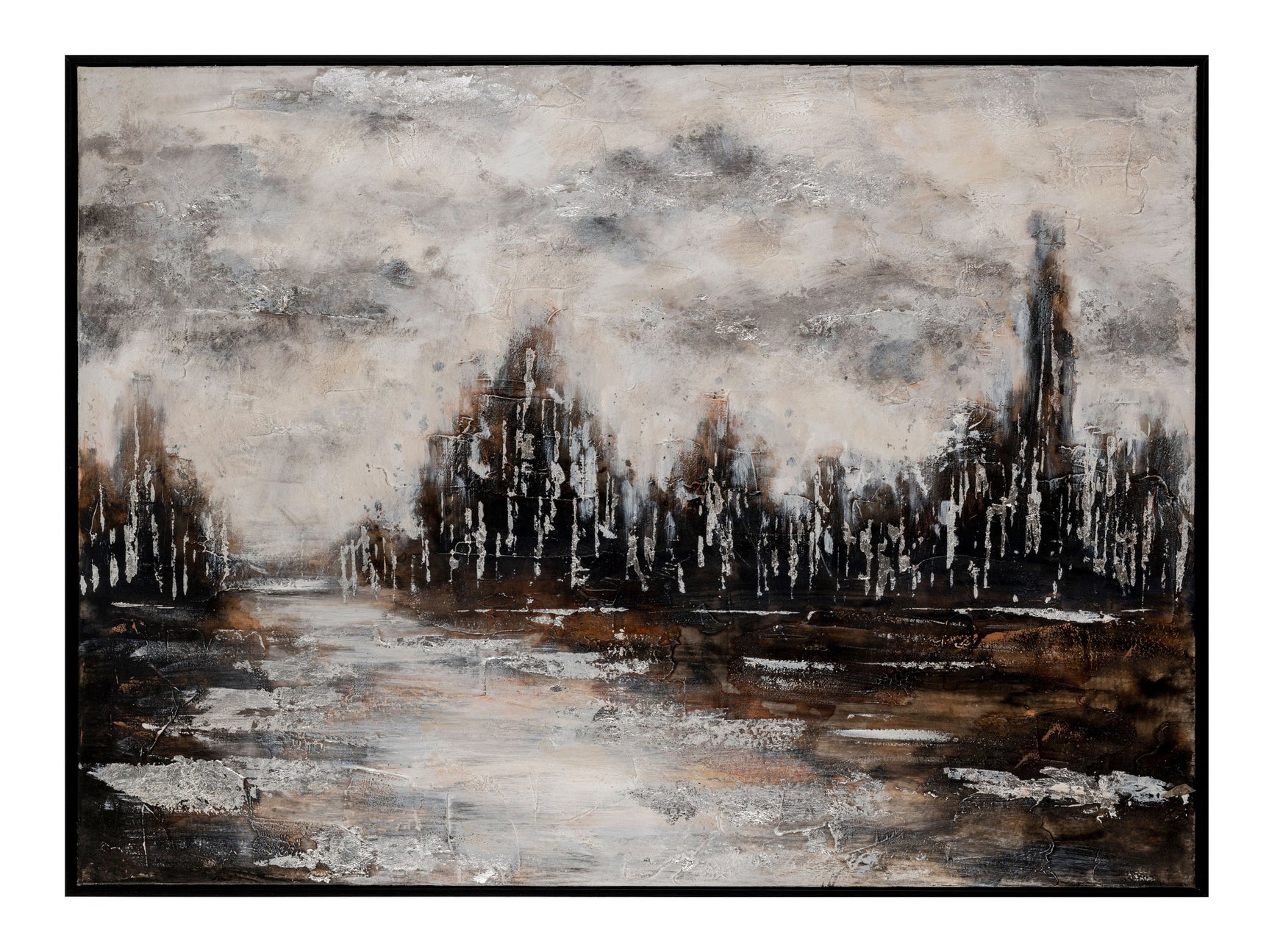 Rustic Surroundings Brown Canvas