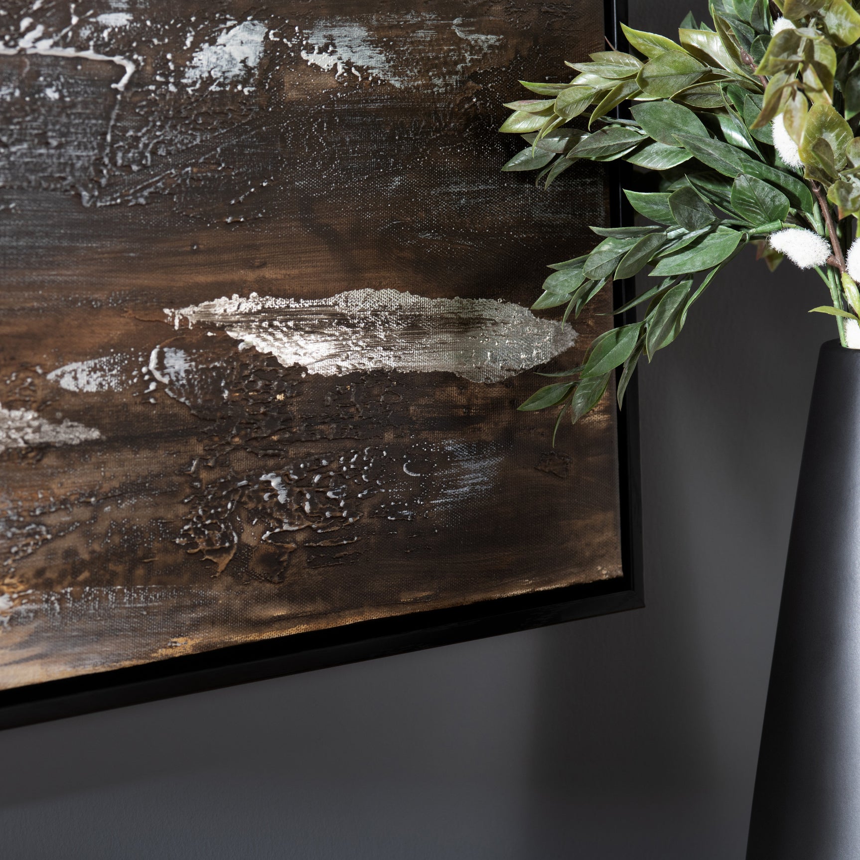 Rustic Surroundings Brown Canvas