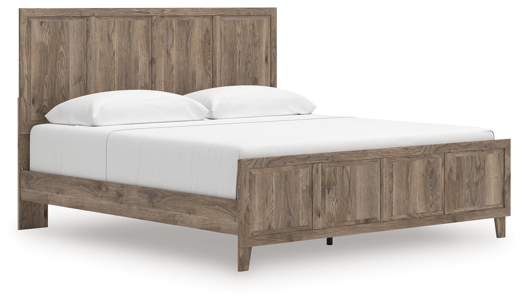 Rusticott Brown King Panel Bed, Dresser, Mirror and Nightstand (Online Special Price) - Ornate Home