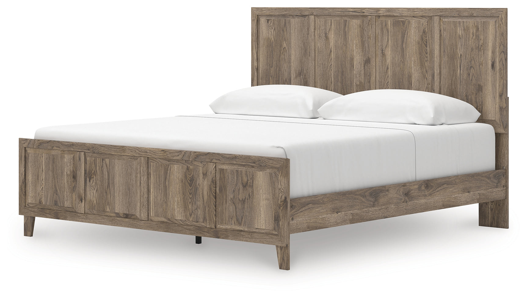 Rusticott Brown King Panel Bed, Dresser, Mirror and Nightstand (Online Special Price) - Ornate Home