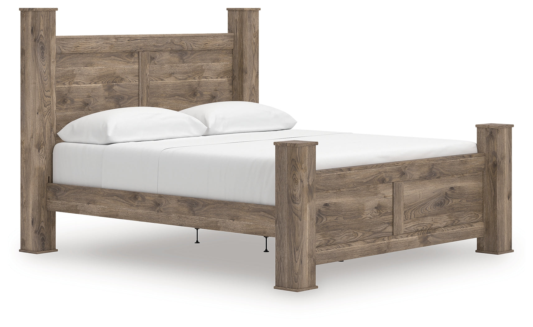 Rusticott Brown King Poster Bed, Dresser, Mirror and Nightstand (Online Special Price) - Ornate Home