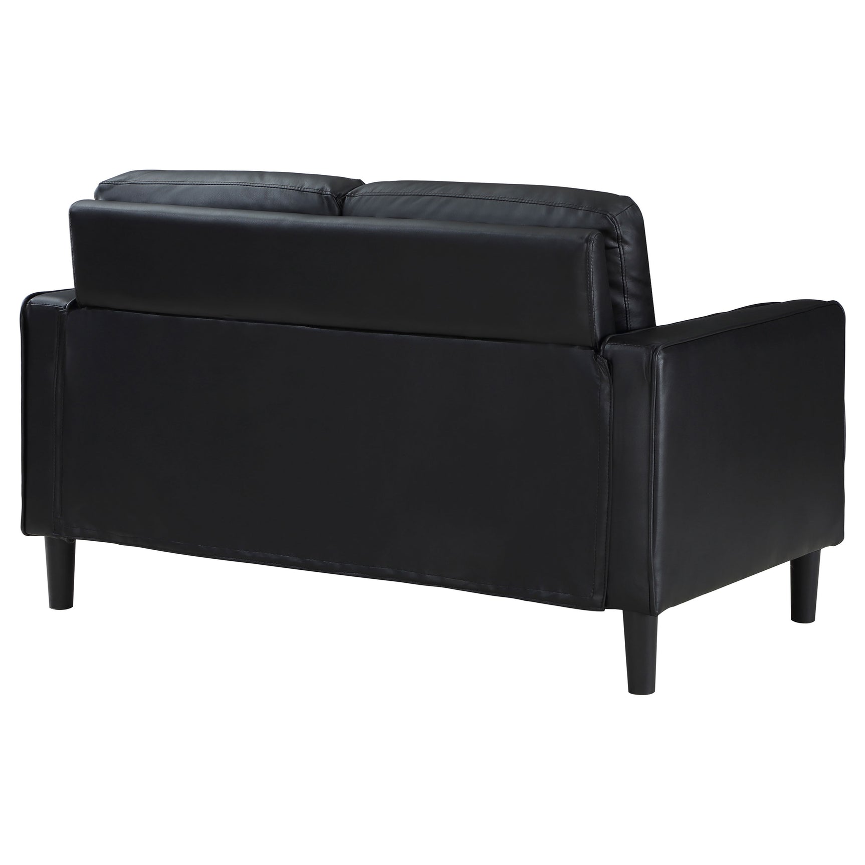 Ruth Black Loveseat - Ornate Home