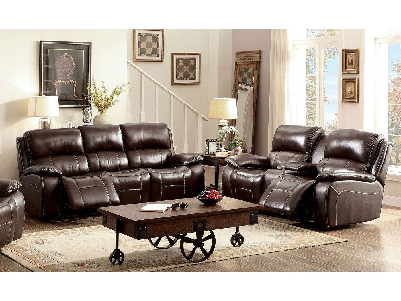 Ruth Brown Sofa & Loveseat - Ornate Home