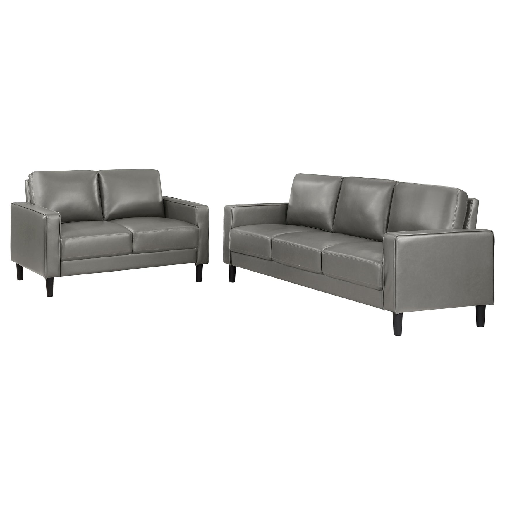 Ruth Grey Sofa & Loveseat - Ornate Home