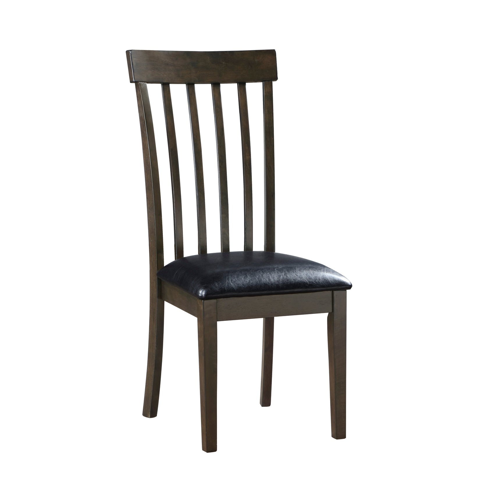 Rutland Espresso/Black Side Chair (Set of 2) - Ornate Home