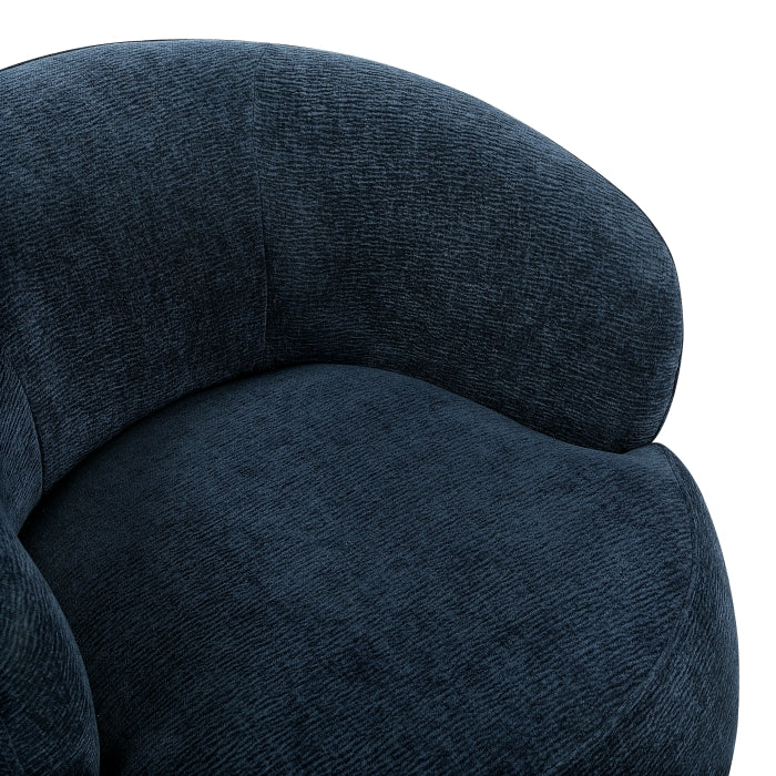 Ruvo Blue Swivel Chair - Ornate Home