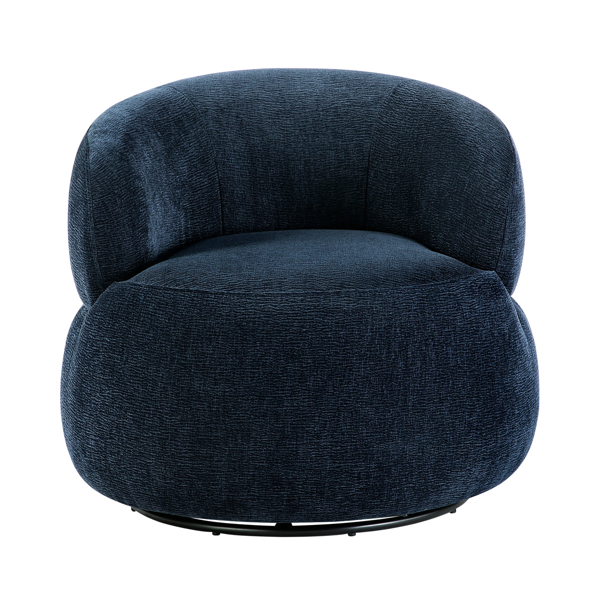 Ruvo Blue Swivel Chair - Ornate Home