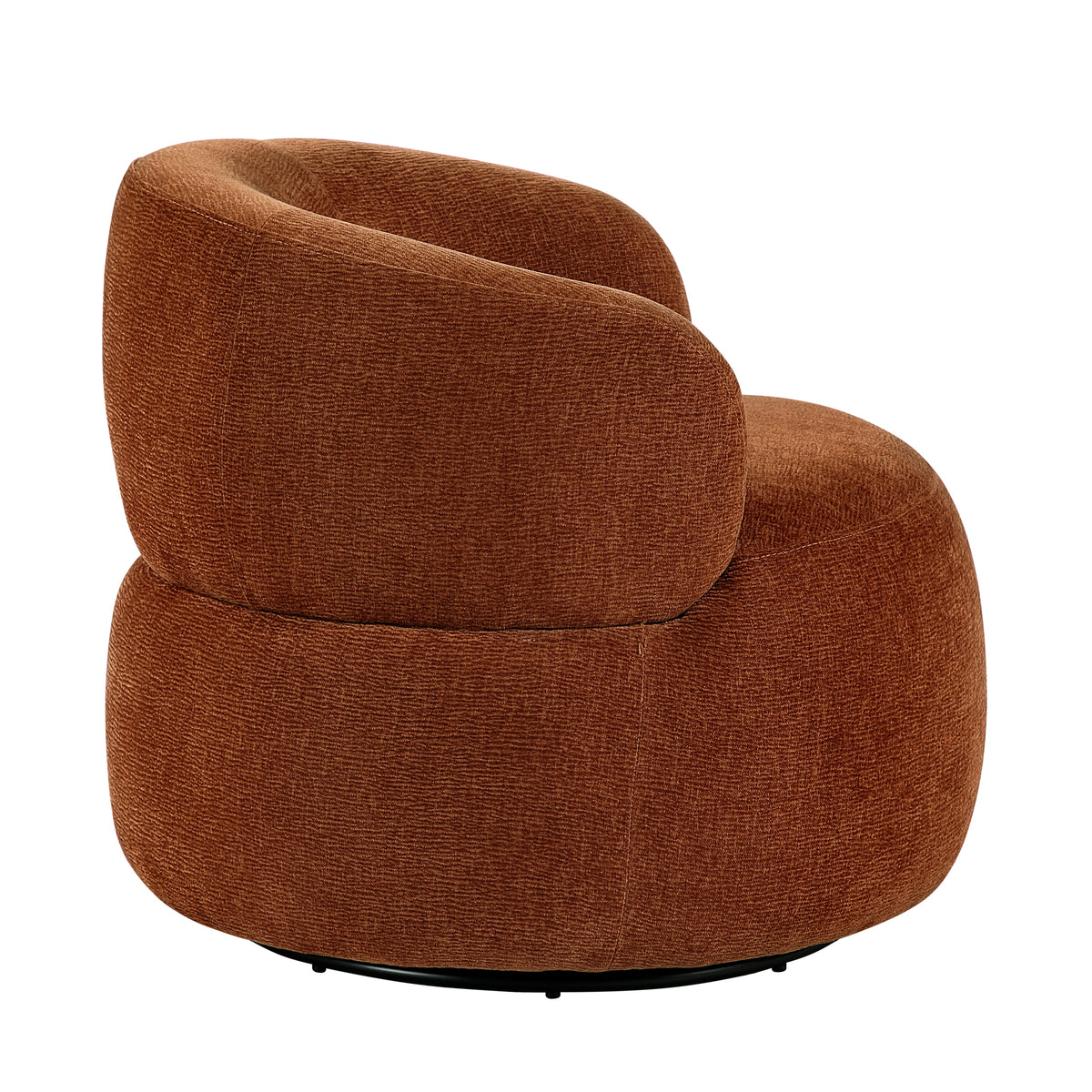 Ruvo Brown Swivel Chair - Ornate Home