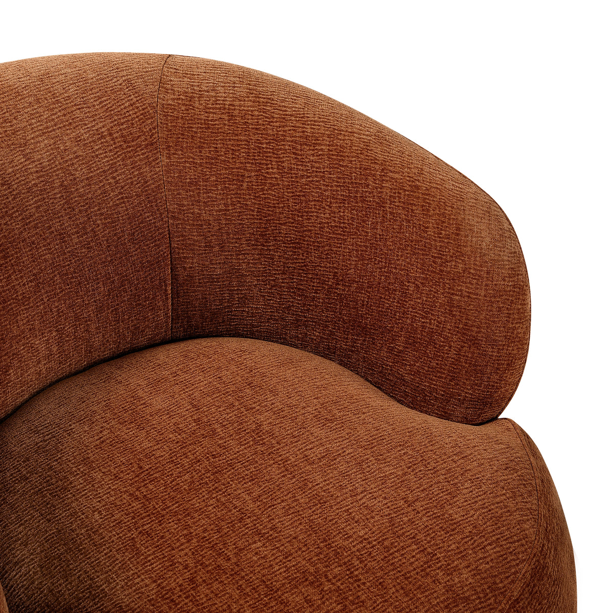 Ruvo Brown Swivel Chair - Ornate Home