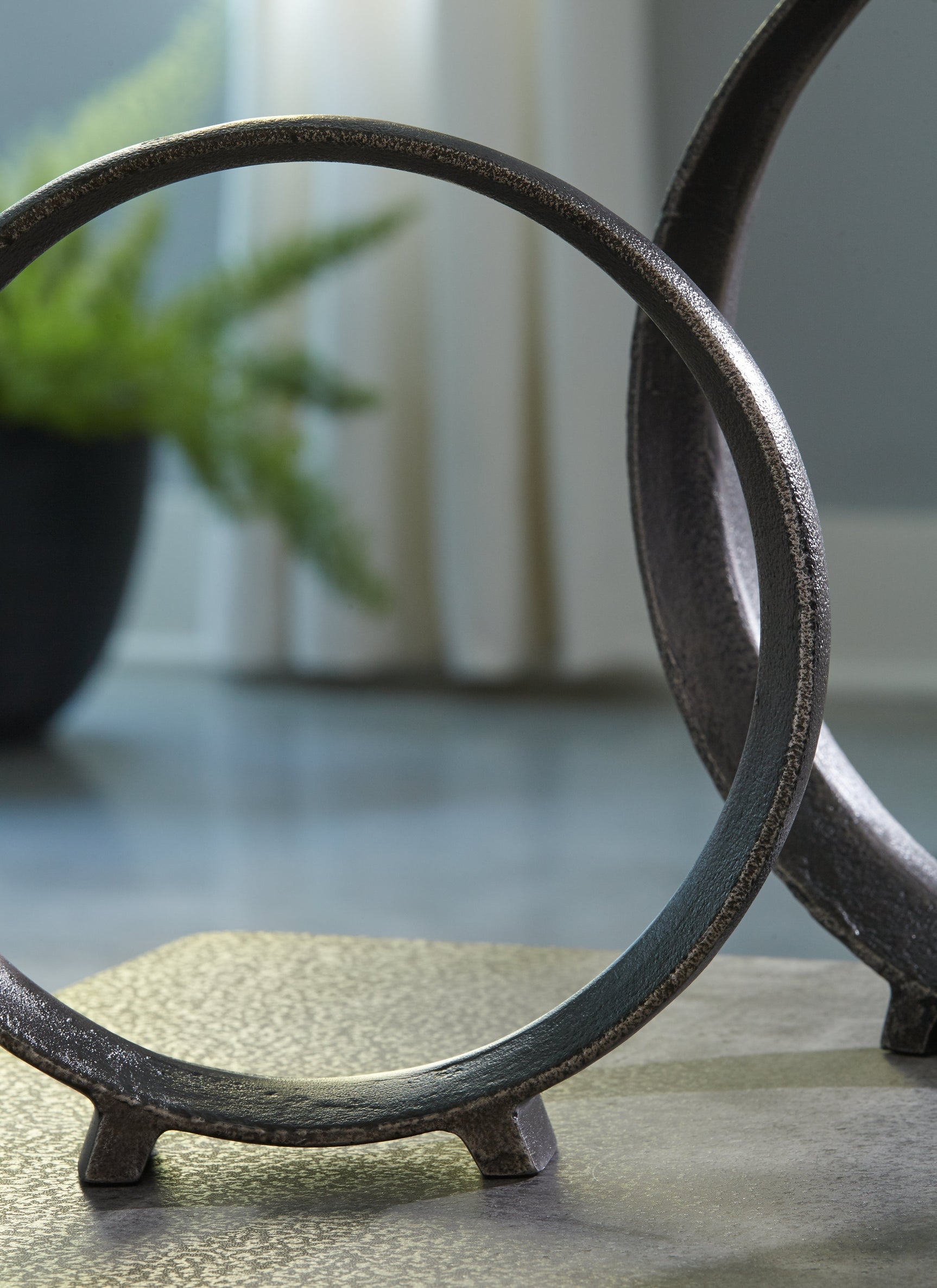 Ryandale Antique Black Sculpture (Set of 2) (11.5"H) - Ornate Home