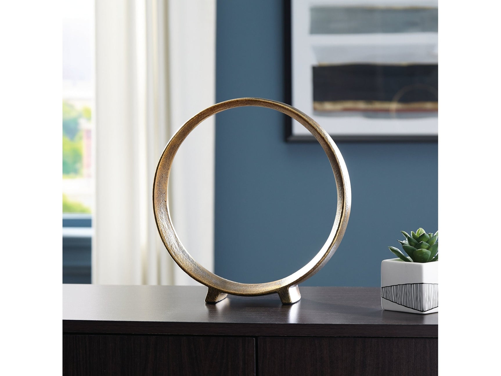 Ryandale Brass Sculpture (11.5"H) (Online Special Price) - Ornate Home