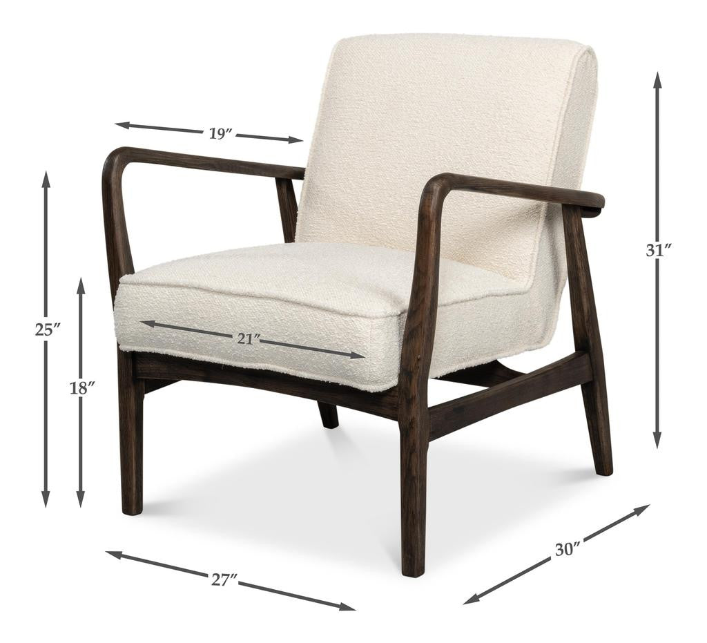 Ryder Ivory Chair - Ornate Home