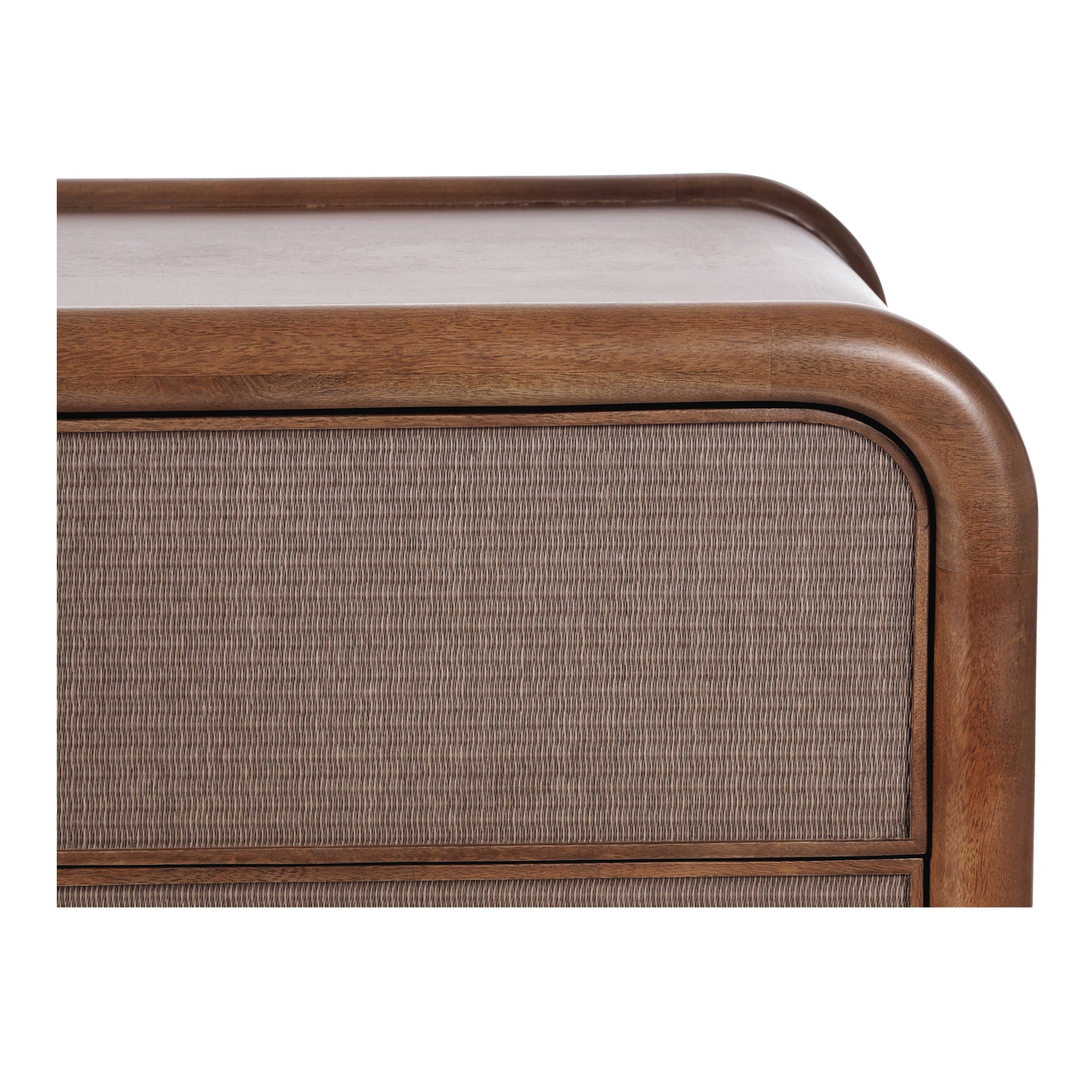 Rye Warm Brown 3 Drawer Nightstand - Ornate Home