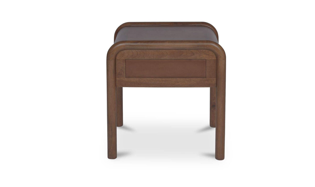 Rye Warm Brown Nightstand - Ornate Home