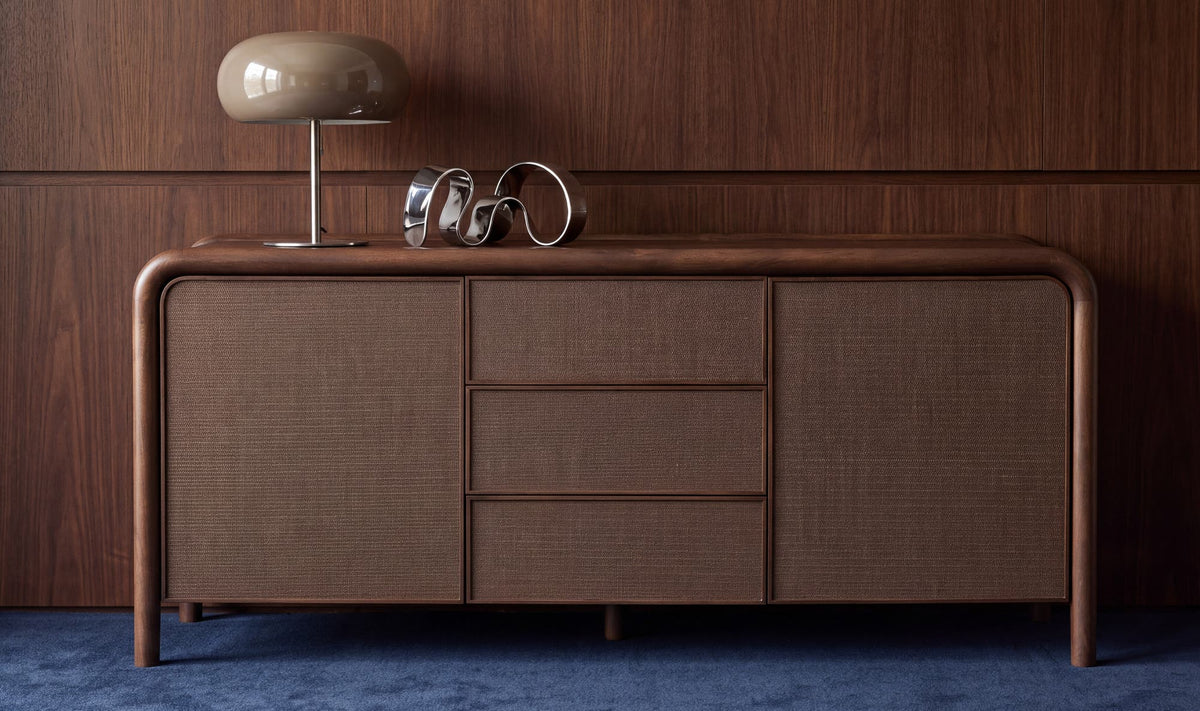 Rye Warm Brown Sideboard - Ornate Home