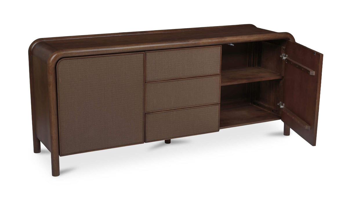 Rye Warm Brown Sideboard - Ornate Home