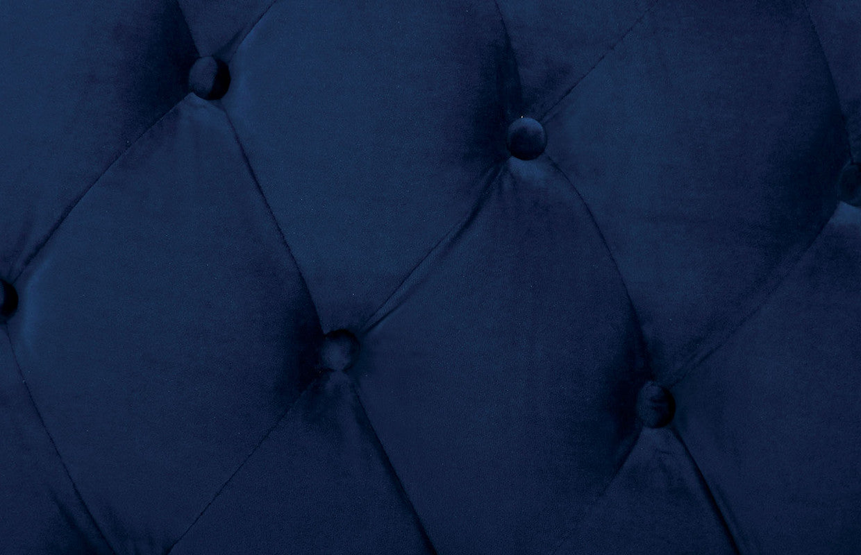 Ryleigh Navy Queen Bed - Ornate Home