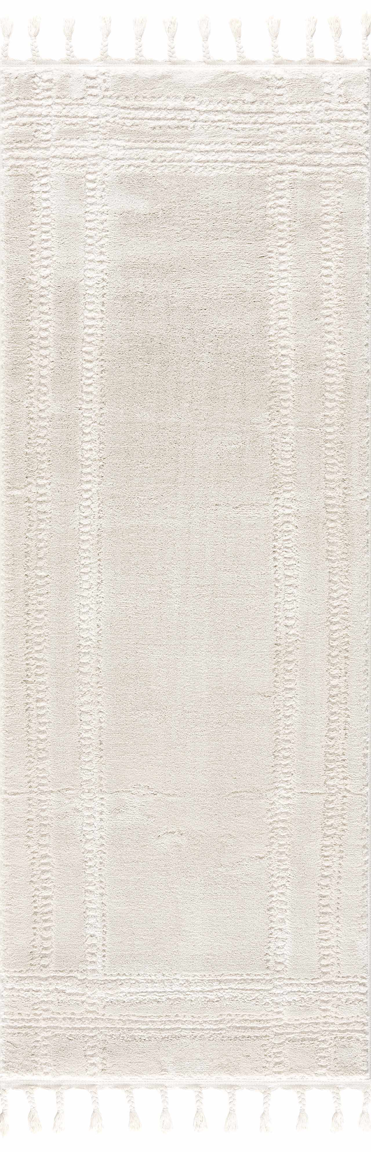 Ryuu Ivory Carved Area Rug - Ornate Home