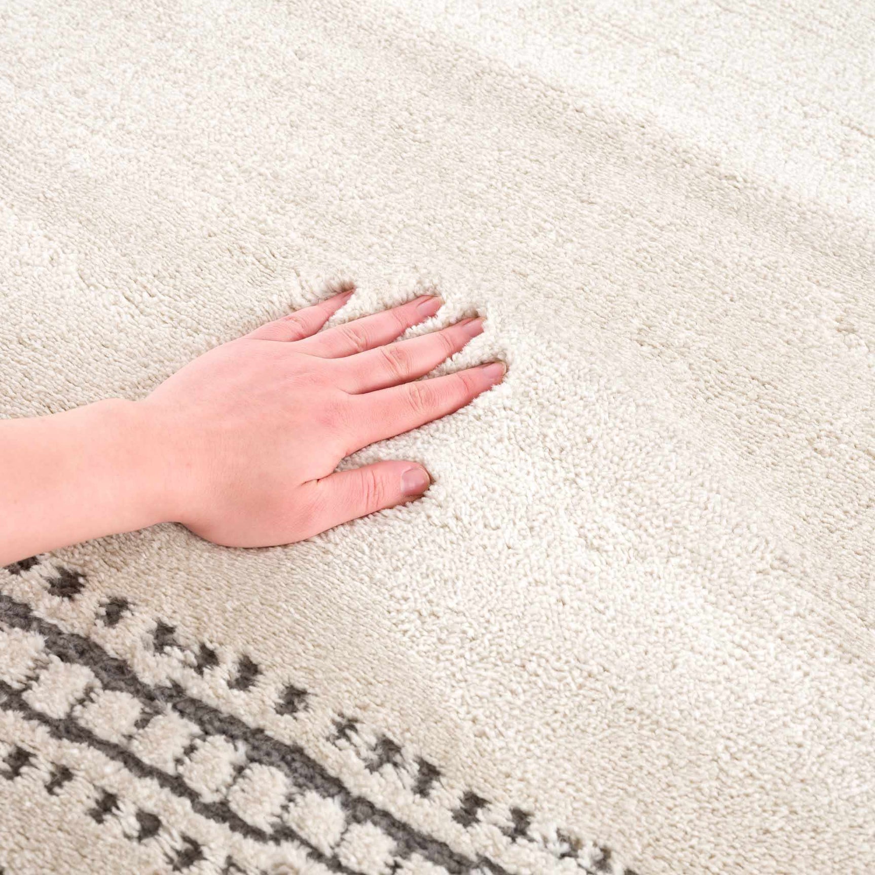 Ryuu Ivory & Gray Area Rug - Promo - Ornate Home