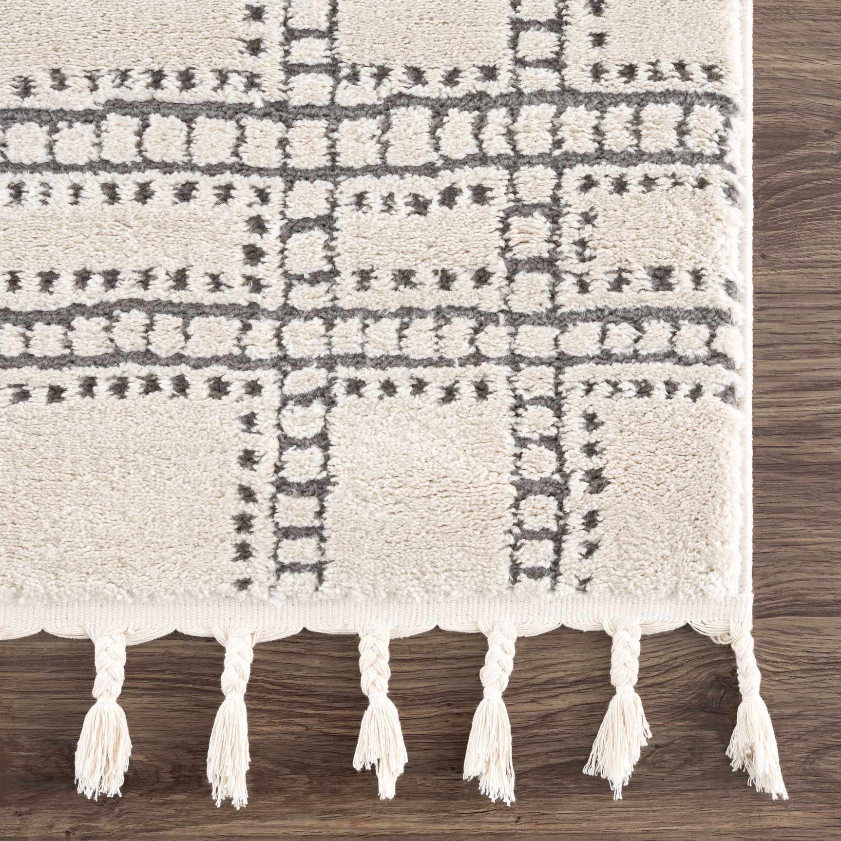 Ryuu Ivory & Gray Area Rug - Promo - Ornate Home