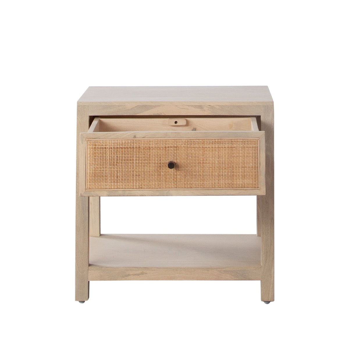 Sadler Natural Wood Nightstand - Ornate Home