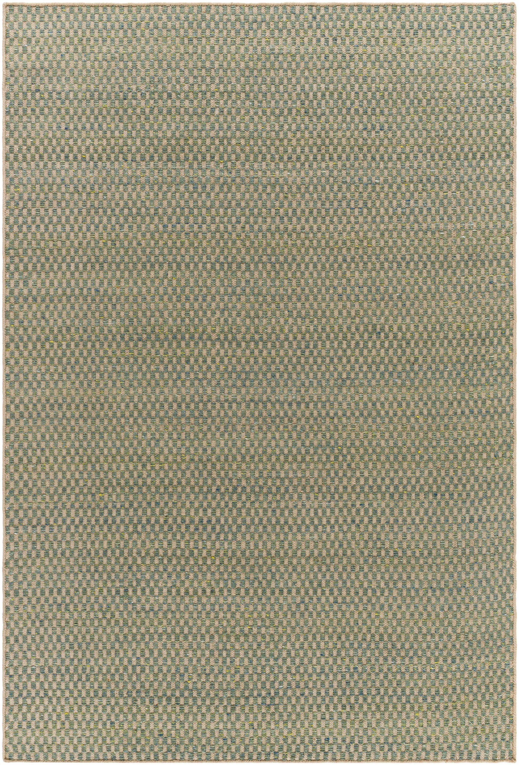 Verdel Sage Cottage Farmhouse Wool Handmade Area Rug - Clearance