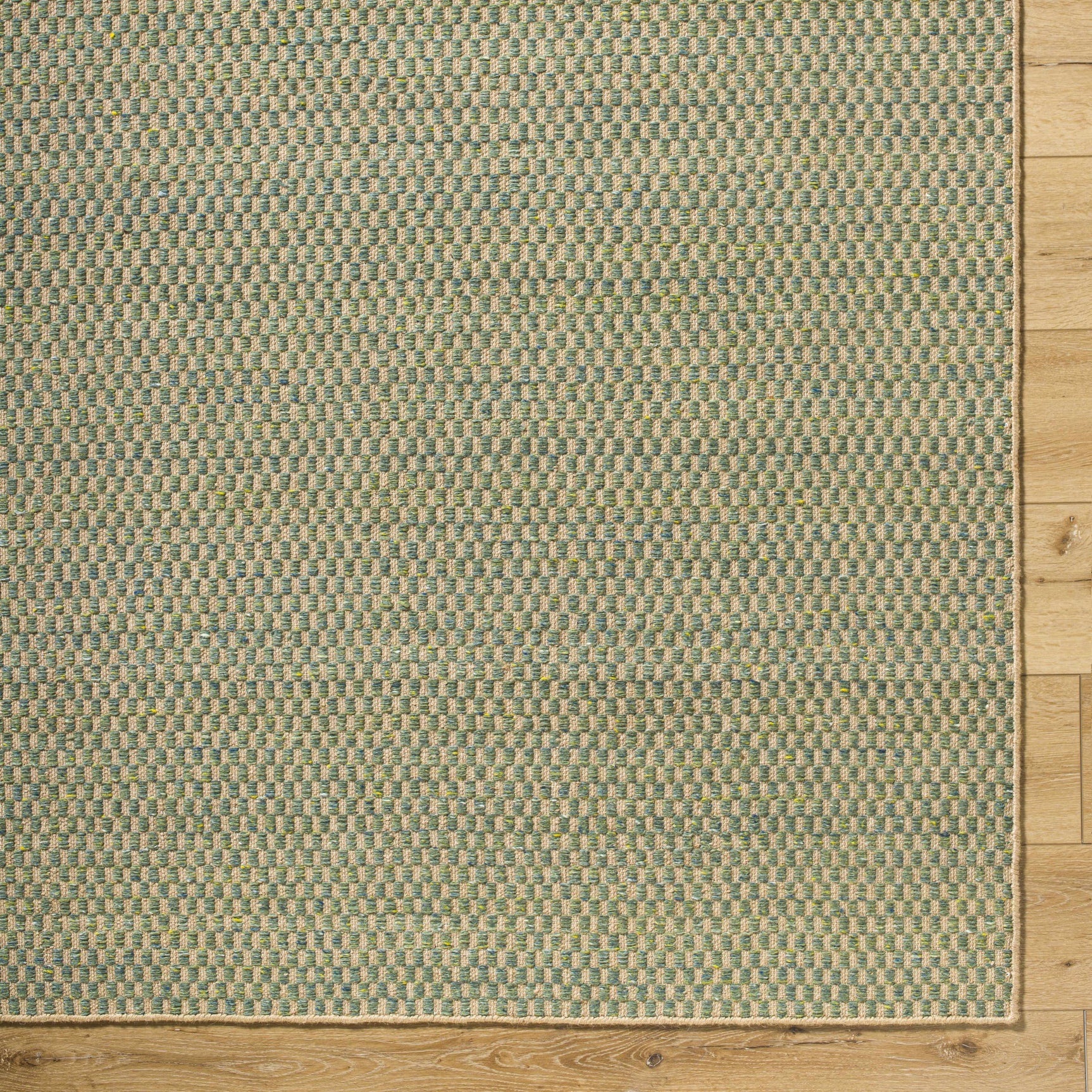 Verdel Sage Cottage Farmhouse Wool Handmade Area Rug - Clearance